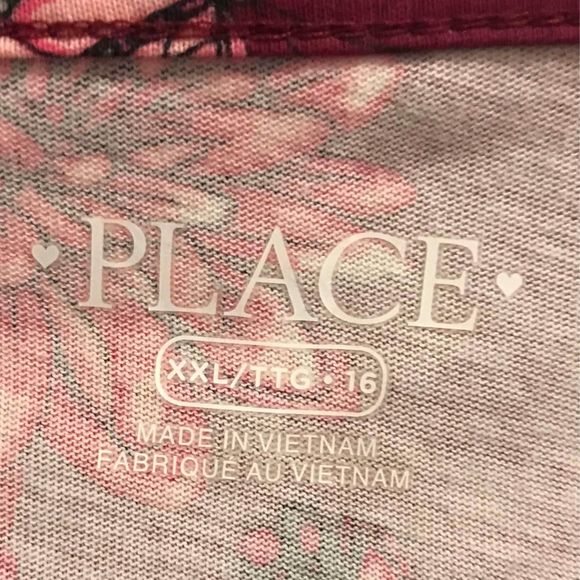 Girls children’s place dress size XXL purple and pink with butterflies - Picture 2 of 5